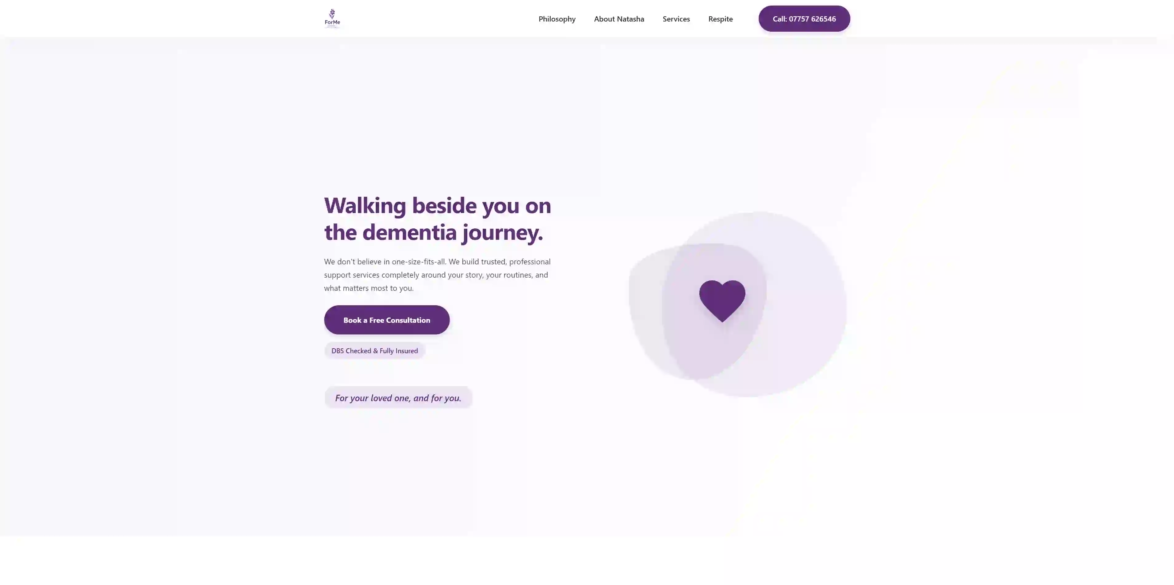 For Me Dementia Support Services - Norwich